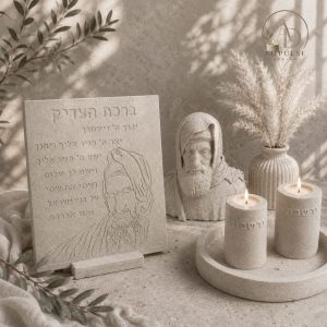 מארז "ברכת הצדיק" – השראה, אמונה ואור לבית